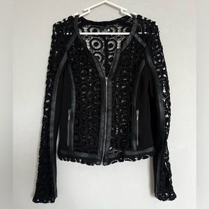 XOXO Black lace Vest